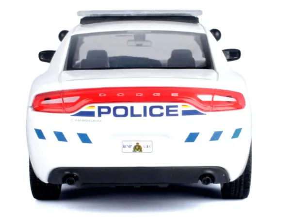 2023 Dodge Charger Pursuit Police Car "RCMP (Royal Canadian Mounted Police)" White "Law Enforcement and Public Service" Series 1/24 Diecast Model Car by Motormax #3