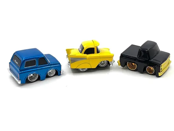 "Lowriders" Series 2 Chevrolet Triple Pack Set of 3 Cars Diecast Model Cars by CarTuned #2