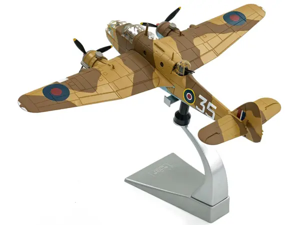 Bristol Beaufort MkIa Bomber Aircraft "EK979 Middle East Check and Conversion Unit" (1944) British Royal Air Force "The Aviation Archive" Series 1/72 Diecast Model by Corgi #3
