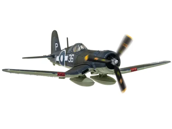 Vought Corsair Mk. II Fighter Aircraft "JT537 1836 Naval Air Squadron HMS Victorious Battle of Okinawa" (1945) British Royal Navy Fleet Air Arm "The Aviation Archive" Series 1/72 Diecast Model by Corgi #2