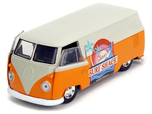 1961 Volkswagen Bus "Stitch's Surf Shack" Orange and Gray "Disney's Stitch" "Hollywood Rides" Series 1/32 Diecast Model Car by Jada #2