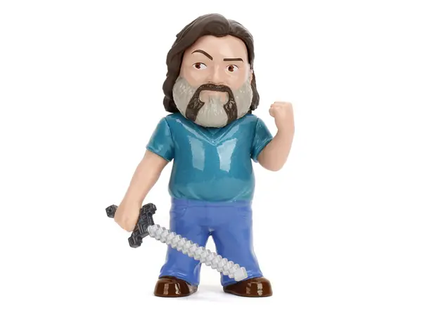 Set of 4 Diecast Figures "A Minecraft Movie" (2025) Movie "Metalfigs" Series Diecast Models by Jada #3