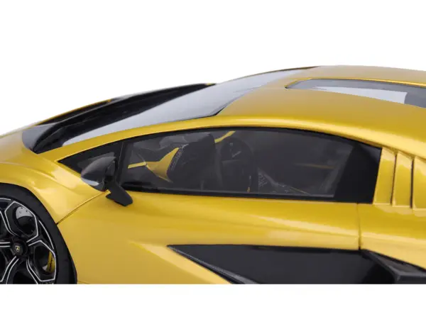Lamborghini Countach LPI 800-4 New Giallo Orion Gold Metallic 1/18 Model Car by Top Speed #2