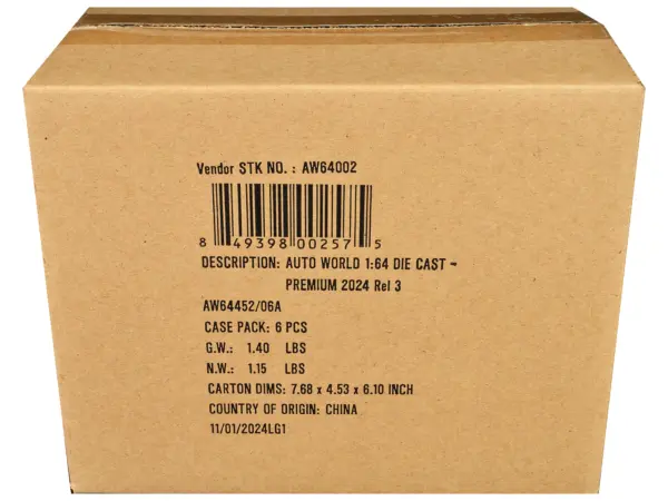 Auto World Premium 2024 Set A of 6 pieces Release 3 1/64 Diecast Model Cars by Auto World #3