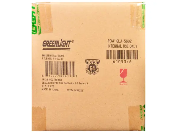 "Battalion 64" Series 5 Set of 6 pieces 1/64 Diecast Models by Greenlight #3