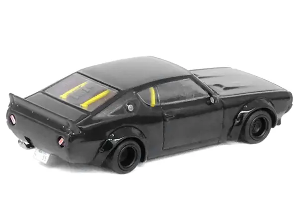 Nissan Skyline 2000 GT-R (KPGC110) RHD (Right Hand Drive) "LB-Works" Black 1/64 Diecast Model Car by Inno Models #2