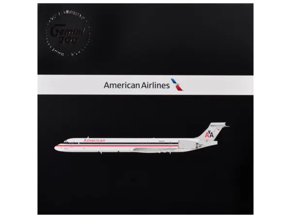 McDonnell Douglas MD-90 Commercial Aircraft "American Airlines" (N904RA) White with Red and Blue Stripes "Gemini 200" Series 1/200 Diecast Model Airplane by GeminiJets #3