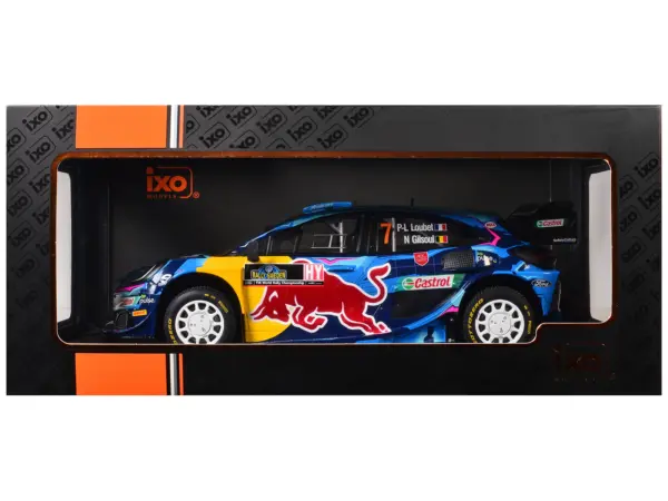 Ford Puma Rally1 #7 Pierre-Louis Loubet - Nicolas Gilsoul "Rally Sweden" (2023) 1/18 Diecast Model Car by IXO Models #3