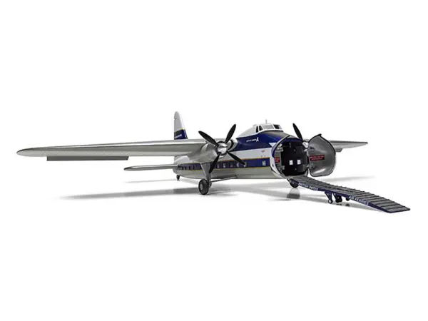 Level 2 Model Kit Bristol Superfreighter Freighter Aircraft "British United Air Ferries (BUAF)" 1/72 Plastic Model Kit by Airfix #2
