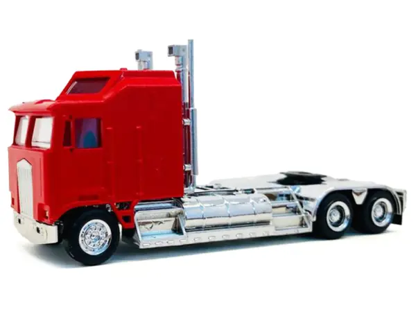 Kenworth K100 with 5-Bar Grill and XXL Chassis Red 1/87 (HO) Plastic Model by Promotex #2