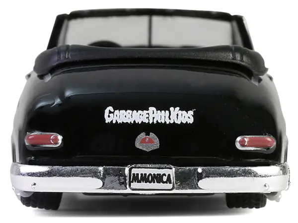 1950 Mercury Eight Convertible Lowrider Black with Flames "Menacing Monica" "Garbage Pail Kids" Series 7 1/64 Diecast Model Car by Greenlight #5