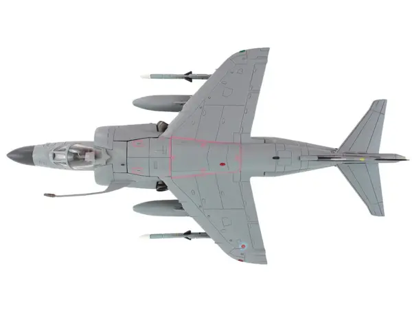 British Aerospace Sea Harrier FA.2 Aircraft with Sea Eagle Missiles "ZH804 Fairford" (2002) British Royal Navy "Air Power Series" 1/72 Diecast Model by Hobby Master #3