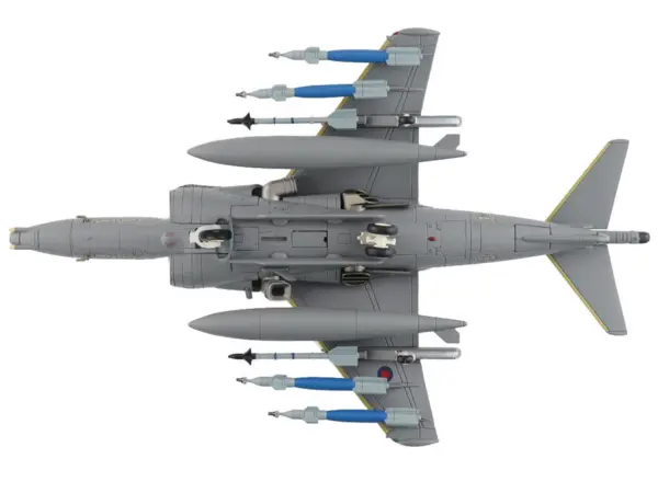 British Aerospace Harrier GR.9 Aircraft "ZD406 Royal Navy Strike Wing RAF Station Cottesmore" (2009) British Royal Air Force/Navy "Air Power Series" 1/72 Diecast Model by Hobby Master #4