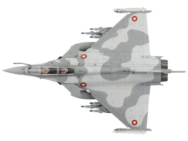 Dassault Rafale DQ Fighter Aircraft "QA209" (2021) Qatar Emiri Air Force "Air Power Series" 1/72 Diecast Model by Hobby Master #3