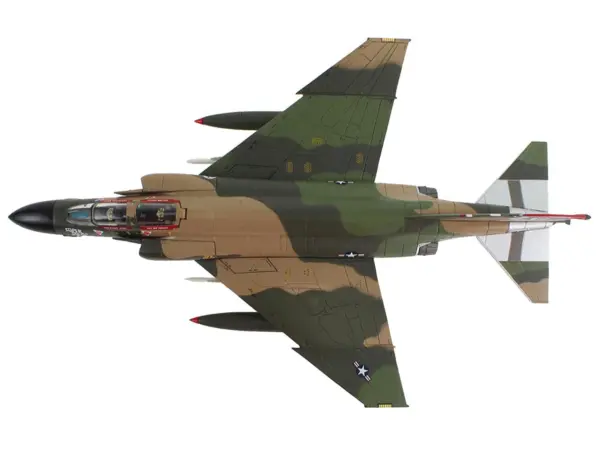 McDonnell Douglas EF-4C Wild Weasel Fighter-Bomber Aircraft "64-0840 67th TFS Korat RTAFB Super Cocks Swiss Samilar" (1971) United States Air Force "Air Power Series" 1/72 Diecast Model by Hobby Master #3