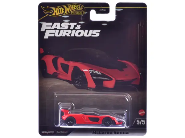 McLaren Senna Red "Fast X" (2023) Movie "Fast & Furious" Series Diecast Model Car by Hot Wheels #3