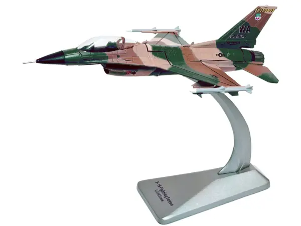 Lockheed F-16C Fighting Falcon Fighter Aircraft "Block 32 64th Aggressor Squadron Nellis AFB" (2007) United States Air Force "Collector Series" 1/100 Diecast Model by Air Force 1 #2