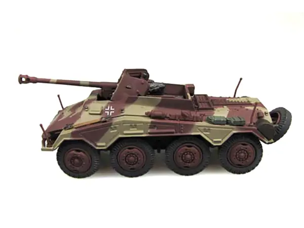 Sd.Kfz. 234/4 Armored Vehicle "Unidentified Unit Western Front" (1945) German 1/72 Diecast Model by Panzerstahl #2