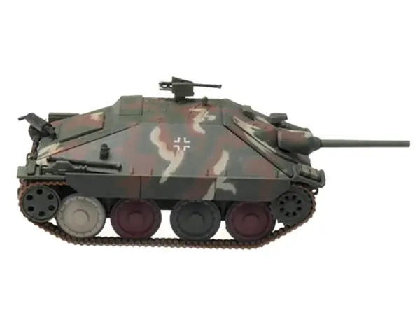 Hetzer (Starr) Tank Destroyer "Kampfgruppe Milowitz Prague" (1945) German Army 1/72 Diecast Model by Panzerstahl #2