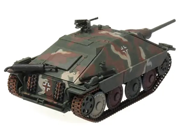 Hetzer (Starr) Tank Destroyer "Kampfgruppe Milowitz Prague" (1945) German Army 1/72 Diecast Model by Panzerstahl #3