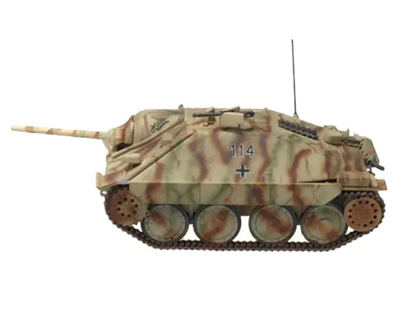 Hetzer (Early) Tank Destroyer "#114 Hilde Nove Mesto Czechoslovakia" (1945) German Army 1/72 Diecast Model by Panzerstahl #2