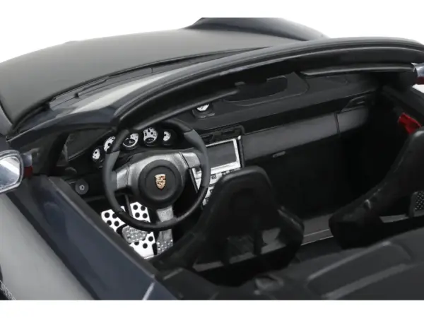 Porsche 911 LB-Works Alpha 9 Gray with Black Hood 1/18 Model Car by GT Spirit #2