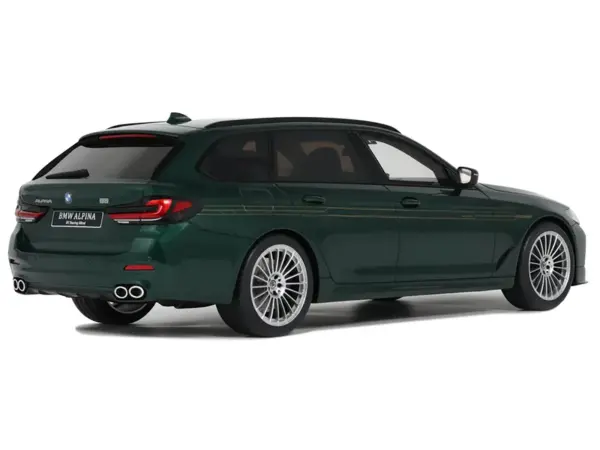 2023 BMW Alpina B5 Touring Green Metallic 1/18 Model Car by GT Spirit #4