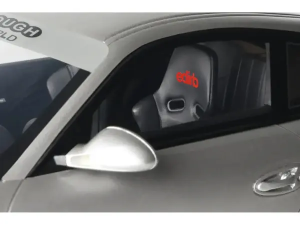 2024 Porsche 911 RWB Abu Silver Metallic with Black Hood 1/18 Model Car by GT Spirit #3