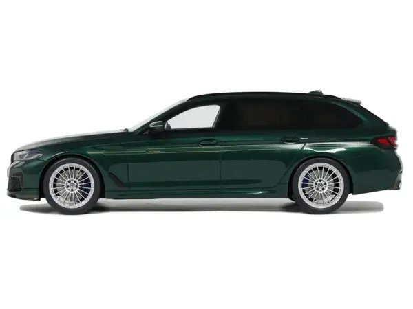 2023 BMW Alpina B5 Touring Green Metallic 1/18 Model Car by GT Spirit #5