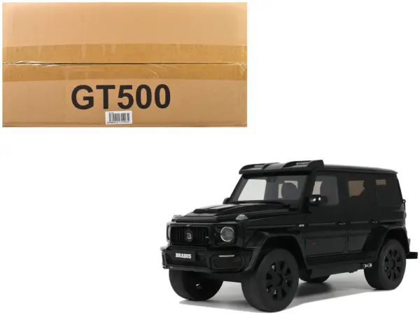 2023 Mercedes-Benz Brabus G800 4x4 Black 1/18 Model Car by GT Spirit #1