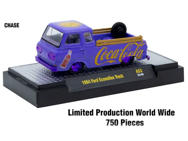 "Coca-Cola" Set of 3 pieces Release 53 Limited Edition to 10000 pieces Worldwide 1/64 Diecast Model Cars by M2 Machines #4