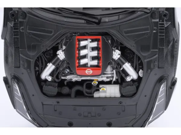 Nissan GT-R50 By ItalDesign Black and Matt Black 1/18 Model Car by Autoart #3