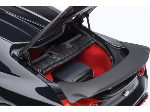 Nissan GT-R50 By ItalDesign Black and Matt Black 1/18 Model Car by Autoart #5