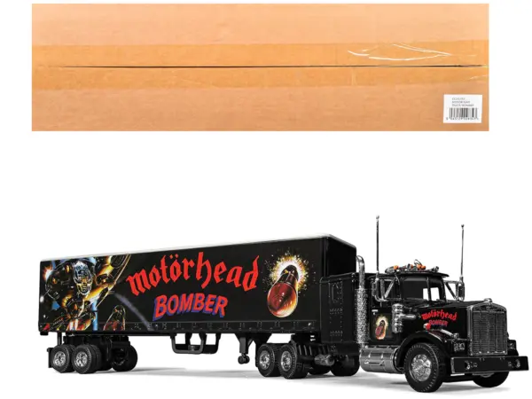 "Motorhead Bomber" Transport Truck Black 1/50 Diecast Model by Corgi #1