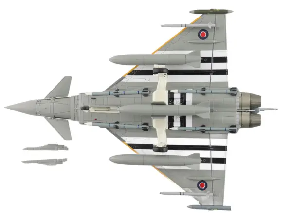 Eurofighter Typhoon FGR4 Fighter Aircraft "ZJ913 FM-G" (2024) British Royal Air Force "Air Power Series" 1/72 Diecast Model by Hobby Master #5