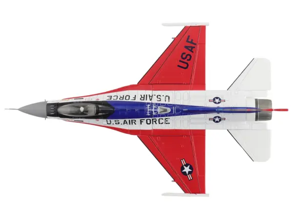 Lockheed F-16CM Fighting Falcon Fighter Aircraft "91-0395 Viper Demo Shaw Air Force Base" (2024) United States Air Force "Air Power Series" 1/72 Diecast Model by Hobby Master #4