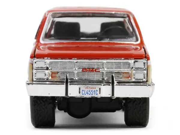 1988 GMC Suburban Sierra Classic C10 "Chevron" Orange and Beige with White Stripes "Chevron Special Edition" Series 1 1/64 Diecast Model Car by Greenlight #4