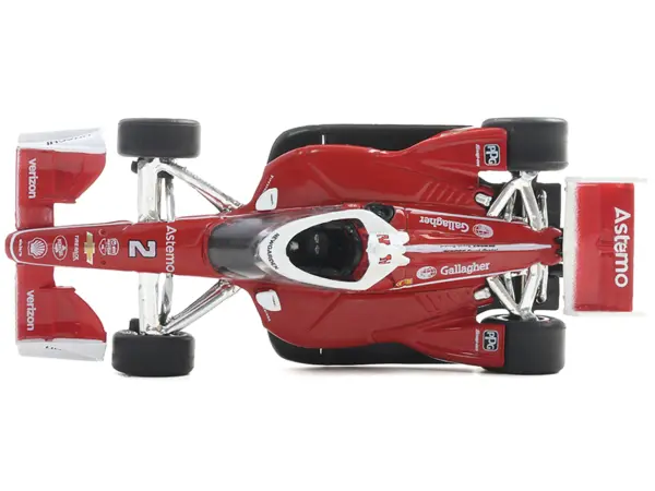 Dallara IndyCar #2 Josef Newgarden "Astemo" Team Penske (Road Course Configuration) "NTT IndyCar Series" (2025) 1/64 Diecast Model Car by IXO Models #4
