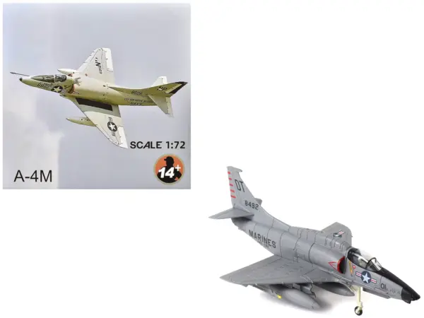 Douglas A-4D Skyhawk Aircraft "VMA-242 Bats NAS Key West 1962 Missile Crisis" United States Marine Corps 1/72 Diecast Model Airplane #1