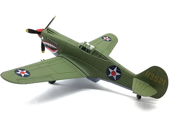 Curtiss P-40E Warhawk Fighter Aircraft "China-Burma-India Theater" (1942) United States Army Air Forces 1/72 Diecast Model Airplane #2