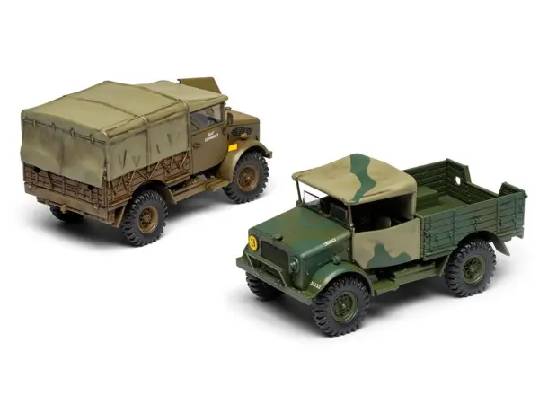 Level 2 Model Kit WWII 15-cwt 4x2 General Service Truck with 2 Scheme Options 1/48 Plastic Model Kit by Airfix #5