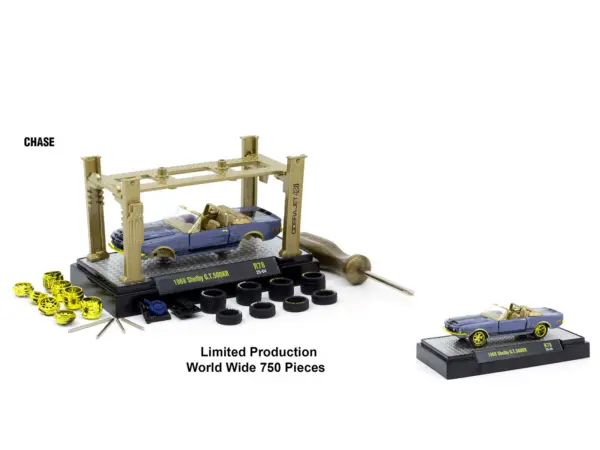 Model Kit 3 piece Car Set Release 78 Limited Edition to 9600 pieces Worldwide 1/64 Diecast Model Cars by M2 Machines #3