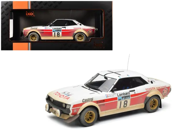 Toyota Celica 2000 GT (RA21) #18 Jean-Luc Therier - Michel Vial (Dirty Version) "RAC Rally" (1977) 1/18 Diecast Model Car by IXO Models #1