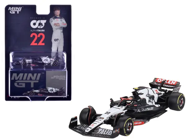 AlphaTauri AT04 #22 Yuki Tsunoda Formula One F1 "Australian GP" (2023) Limited Edition 1/64 Diecast Model Car by Mini GT #1