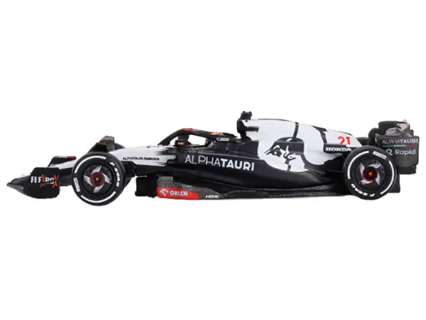 AlphaTauri AT04 #21 Nyck de Vries Formula One F1 "Australian GP" (2023) Limited Edition 1/64 Diecast Model Car by Mini GT #2