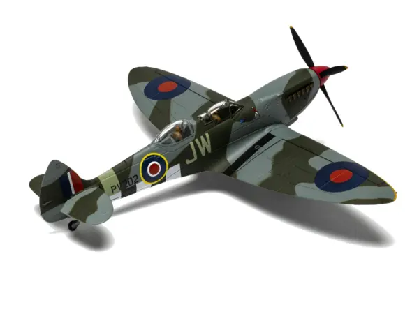 Supermarine Spitfire T.9 Aircraft "PV202 Aerial Collective at Duxford Airfield" British Royal Air Force "The Aviation Archive" Series 1/72 Diecast Model by Corgi #2