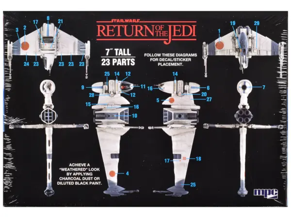 Skill 2 Snap Model Kit Eagle 2 Laboratory Pod "Space: 1999" (1975-1977) TV Series 1/144 Scale Model by MPC #4