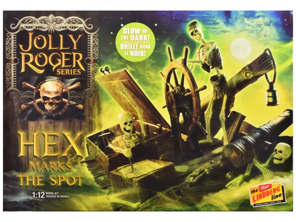 Skill 2 Model Kit Jolly Roger Series "Hex Marks the Spot" Diorama Set 1/12 Scale Model by Lindberg #1
