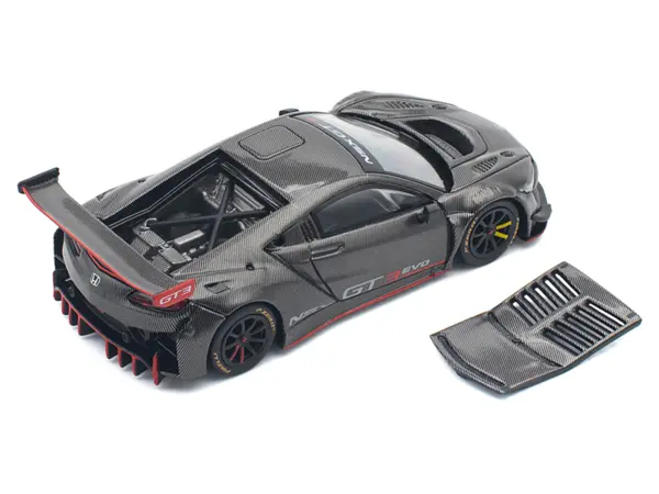 Honda NSX GT3 EVO22 Carbon Edition 1/64 Diecast Model Car by Pop Race #3