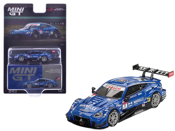 Nissan Z GT500 #1 Kazuki Hiramine - Bertrand Baguette "Team Impul" "Super GT Series" (2023) Limited Edition 1/64 Diecast Model Car by Mini GT #1